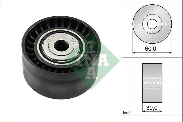 INA 532 0534 10 - Deflection / Guide Pulley, v-ribbed belt www.parts5.com