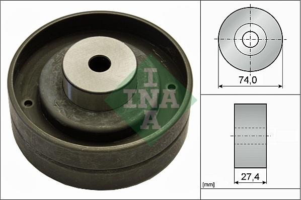 INA 532 0051 10 - Deflection / Guide Pulley, timing belt www.parts5.com