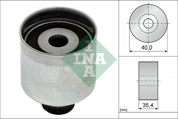 INA 532 0349 10 - Deflection / Guide Pulley, timing belt www.parts5.com