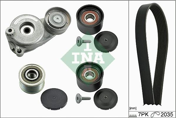INA 529 0050 21 - V-Ribbed Belt Set www.parts5.com