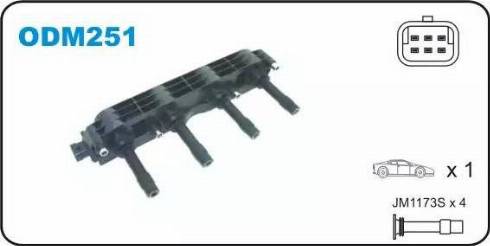 Janmor ODM251 - Ignition Coil www.parts5.com