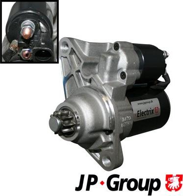 JP Group 1190304000 - Starter www.parts5.com