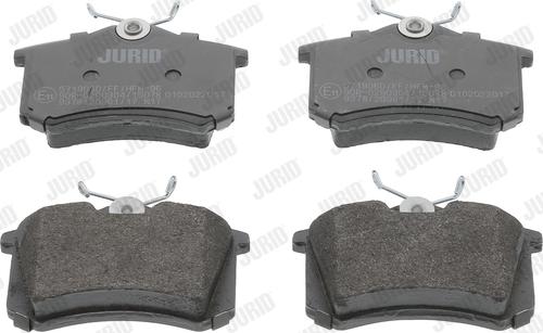Jurid 571906D - Brake Pad Set, disc brake www.parts5.com