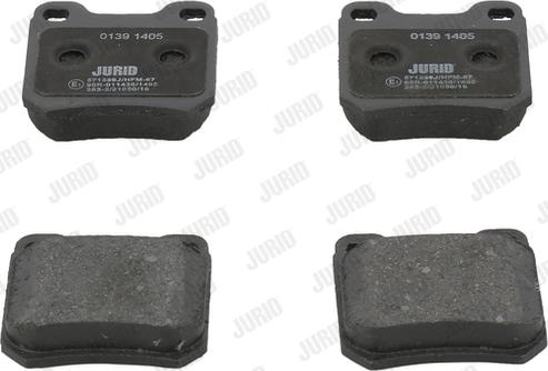 Jurid 571389J - Brake Pad Set, disc brake www.parts5.com