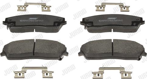 Jurid 573643J - Brake Pad Set, disc brake www.parts5.com