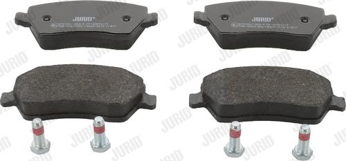 Jurid 573125J - Brake Pad Set, disc brake www.parts5.com