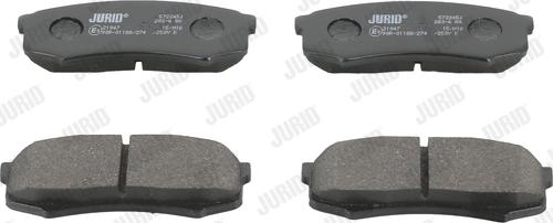 Jurid 572245J - Brake Pad Set, disc brake www.parts5.com