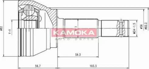 Kamoka 6292 - Joint Kit, drive shaft www.parts5.com