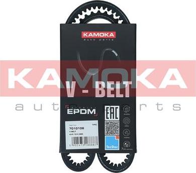 Kamoka 7010106 - Клиновой ремень, поперечные рёбра www.parts5.com