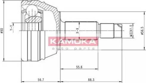 Kamoka 7126 - Joint Kit, drive shaft www.parts5.com