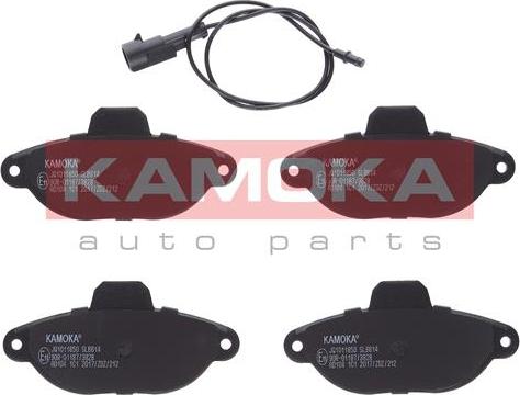 Kamoka JQ1011850 - Brake Pad Set, disc brake www.parts5.com