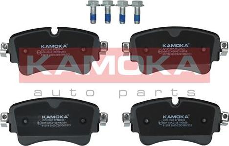 Kamoka JQ101380 - Brake Pad Set, disc brake www.parts5.com