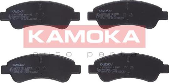 Kamoka JQ1012798 - Brake Pad Set, disc brake www.parts5.com
