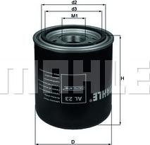KNECHT AL 23 - Air Dryer Cartridge, compressed-air system www.parts5.com