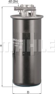 KNECHT KL 454 - Fuel filter www.parts5.com