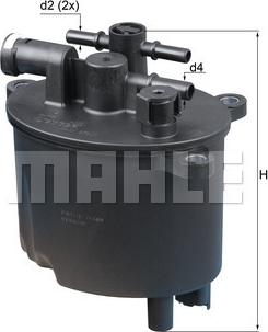 KNECHT KL 581 - Fuel filter www.parts5.com