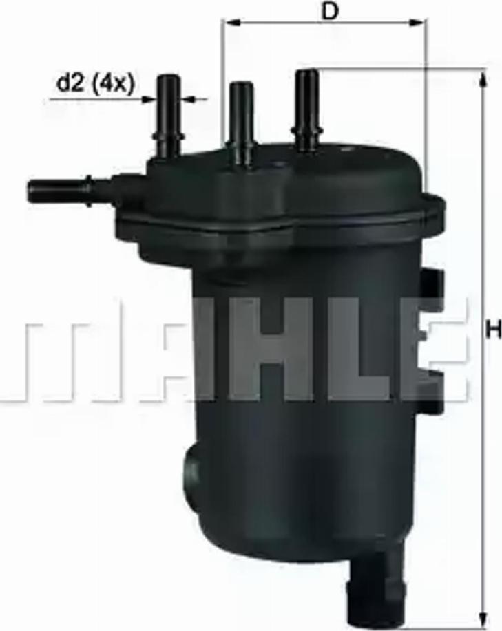 KNECHT KL 600D - Fuel filter www.parts5.com