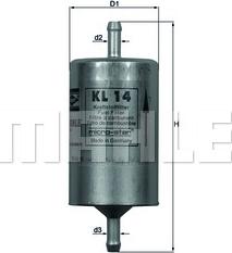 KNECHT KL 14 - Filter goriva www.parts5.com