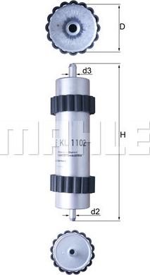 KNECHT KL 1102 - Fuel filter www.parts5.com