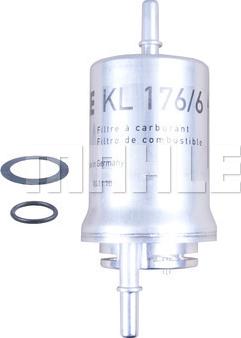 KNECHT KL 176/6D - Fuel filter www.parts5.com