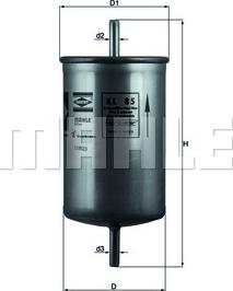 KNECHT KL 85 - Fuel filter www.parts5.com