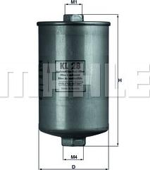 KNECHT KL 28 - Fuel filter www.parts5.com