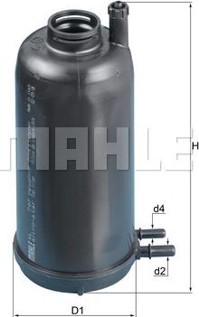 KNECHT KL 707D - Fuel filter www.parts5.com