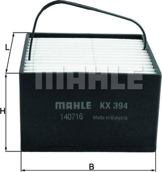 KNECHT KX 394 - Filtr paliwa www.parts5.com