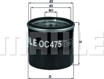 KNECHT OC 475 - Oil Filter www.parts5.com
