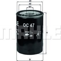 KNECHT OC 47 OF - Filter za ulje www.parts5.com