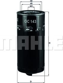 KNECHT OC 143 - Oil Filter www.parts5.com