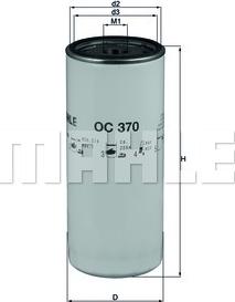 KNECHT OC 370 - Oil Filter www.parts5.com