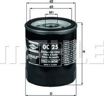 KNECHT OC 25 - Oil Filter www.parts5.com