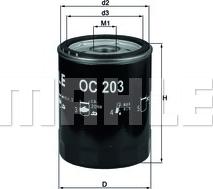 KNECHT OC 203 - Oil Filter www.parts5.com