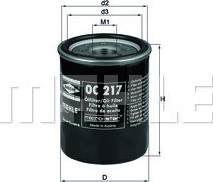 KNECHT OC 217 - Oil Filter www.parts5.com