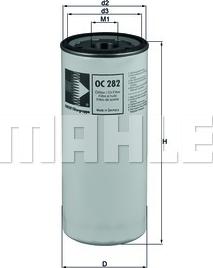 KNECHT OC 282 - Oil Filter www.parts5.com