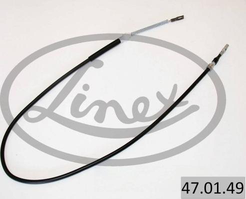 Linex 47.01.49 - Cable, parking brake www.parts5.com