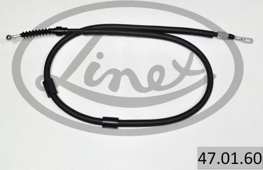 Linex 47.01.60 - Cable, parking brake www.parts5.com