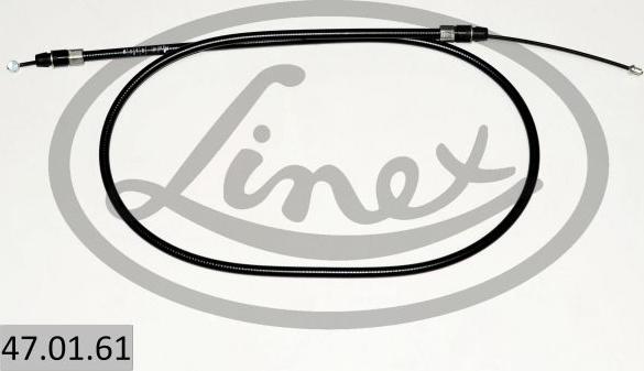 Linex 47.01.61 - Cable, parking brake www.parts5.com