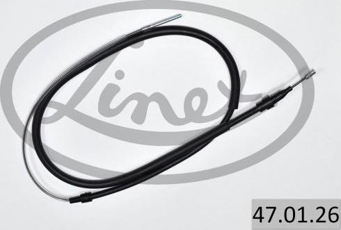 Linex 47.01.26 - Cable, parking brake www.parts5.com