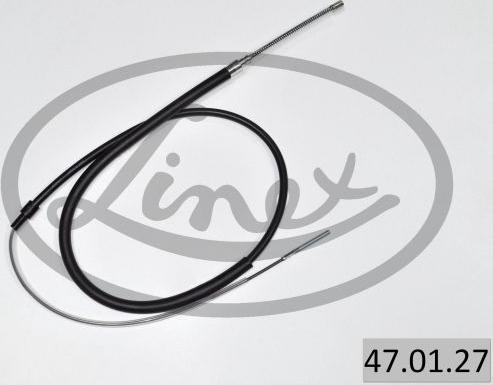 Linex 47.01.27 - Cable, parking brake www.parts5.com