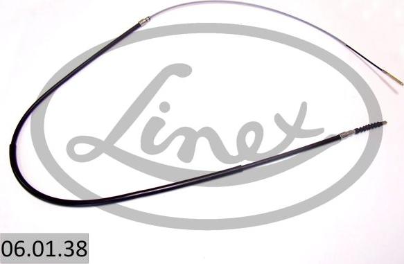 Linex 06.01.38 - Cable, parking brake www.parts5.com