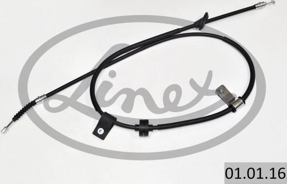 Linex 01.01.16 - Cable, parking brake www.parts5.com