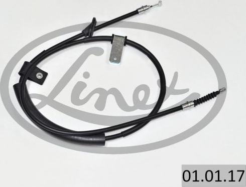 Linex 01.01.17 - Cable de accionamiento, freno de estacionamiento www.parts5.com