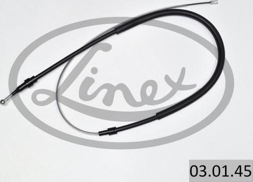 Linex 03.01.45 - Cable, parking brake www.parts5.com