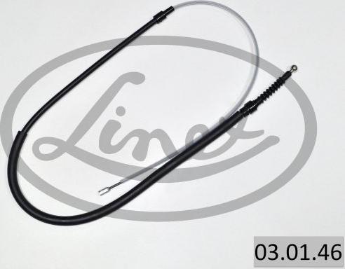 Linex 03.01.46 - Cable, parking brake www.parts5.com