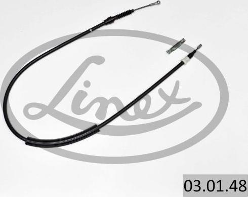 Linex 03.01.48 - Cable, parking brake www.parts5.com