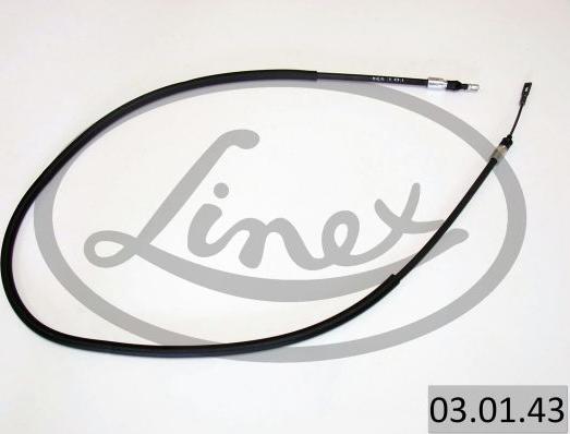 Linex 03.01.43 - Cable, parking brake www.parts5.com