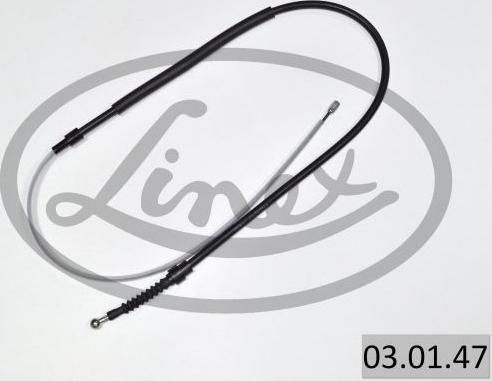 Linex 03.01.47 - Cable, parking brake www.parts5.com