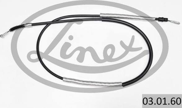 Linex 03.01.60 - Cable, parking brake www.parts5.com